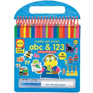 Alex Toys Ready, Set, Write Abc and 123 Writing Activity Book