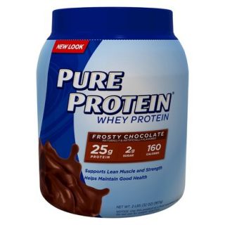 Pure Protein Frosty Chocolate Whey Protein Powder 2 lbs