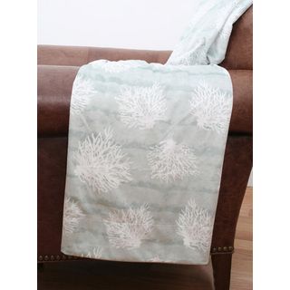 Andre Coral Printed Microplush Throw