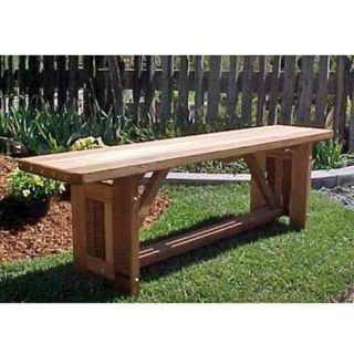 Wood Country Cabbage Hill Backless Bench Multicolor   1B5 CEDAR STAIN, 5ft