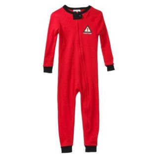 St. Eve Infant Toddler Boys Long Sleeve Trouble Maker Union Suit   Red 3T