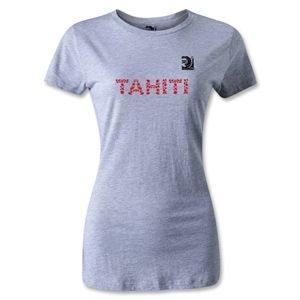 FIFA Confederations Cup 2013 Womens Tahiti T Shirt (Gray)