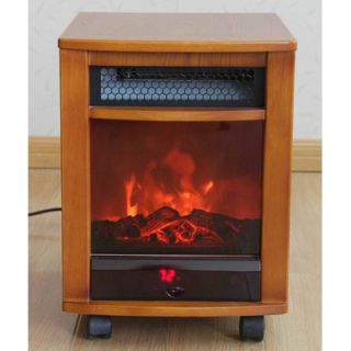 American Comfort Fireplace 1,500 Watt Infrared Cabinet Portable Space Heater 