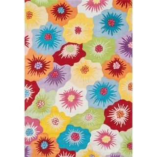 Peony Multicolor Floral Rug (36 X 56)