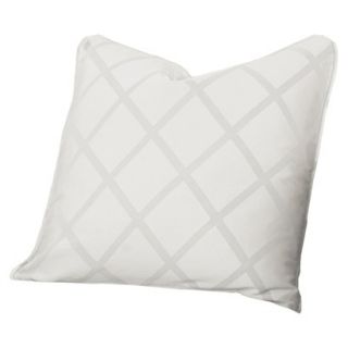 Sure Fit Durham 18 Pillow Slipcover   White