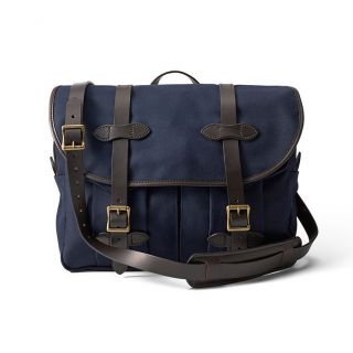 Filson Small Navy Flapover Messenger Bag (Navy Dimensions 11 1/2 inches high x 15 inches wide x 5 inches deepWeight 2 poundsModel 70240NA )