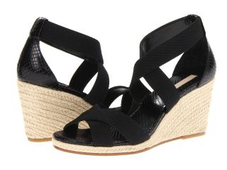 BCBGMAXAZRIA Barcelona Womens Wedge Shoes (Black)