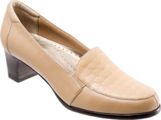 Womens Trotters Gloria   Taupe Croc Casual Shoes