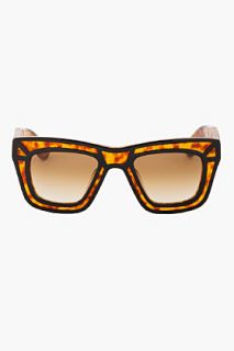 Ksubi Tortoiseshell Outline Skeleton Sunglasses