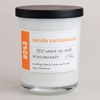 Vanilla and Sandalwood Soy Filled Jar Candle   World Market