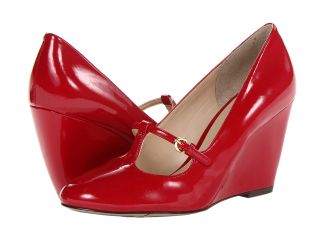 Nine West Zarig Womens Wedge Shoes (Red)