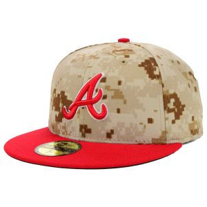 Atlanta Braves New Era MLB Authentic Collection Stars and Stripes 59FIFTY Cap
