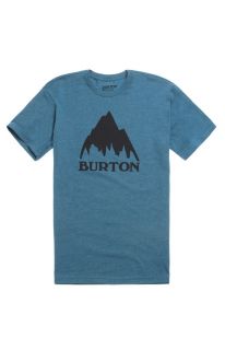 Mens Burton T Shirts   Burton Mountain Logo T Shirt
