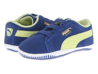 Puma Kids Suede Crib Boys Shoes (Blue)