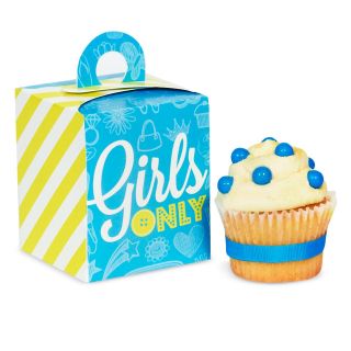 Girls Only Party Cupcake Boxes