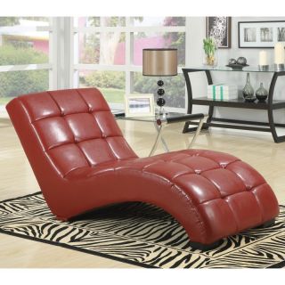 Emerald Home Lounger Chaise   Red Multicolor   U399B 18