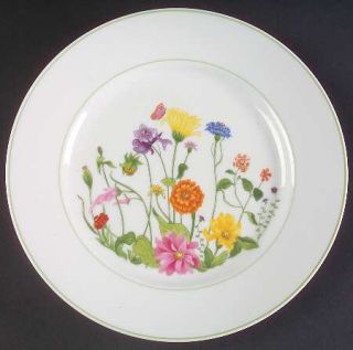 Denby Langley Wonderland Salad Plate, Fine China Dinnerware   Multicolor Wild Fl