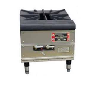 Town Food Service 18 in Stock Pot Stove, Cast Iron Grate, 3/4 in Rear Gas Connection, NG