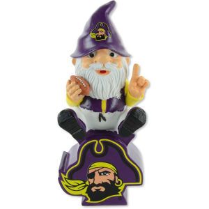 East Carolina Pirates Forever Collectibles Gnome Sitting on Logo