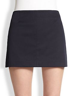 Theory Keeta Mini Skirt   Navy