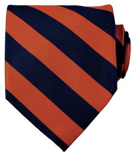 Collegiate Tie Burnt Orange/Navy JoS. A. Bank