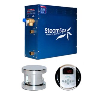 SteamSpa OA900CH Oasis 9kw Steam Generator Package in Chrome