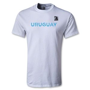Euro 2012   FIFA Confederations Cup 2013 Uruguay T Shirt (White)