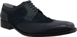 Mens Giorgio Brutini 21080   Navy Buff Leather/Suede Wing Tips