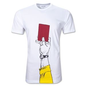 Objectivo Red Card Soccer T Shirt (White)