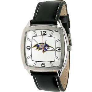 Baltimore Ravens Game Time Pro Retro Leather Watch