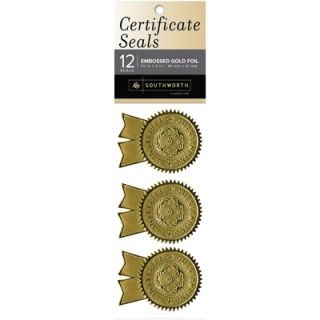 Southworth Gold Foil Certificate Seals