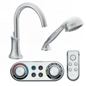 Moen TS9622 Icon Roman Tub Faucet Trim with Handshower & ioDigital Technology