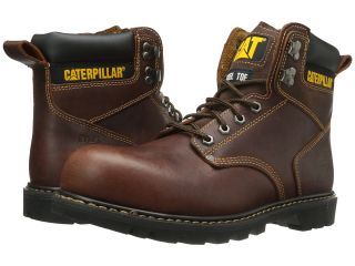 Caterpillar 2nd Shift Steel Toe Mens Work Boots (Tan)