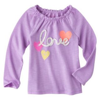 Cherokee Infant Toddler Girls Tee Shirt   Purple 24 M