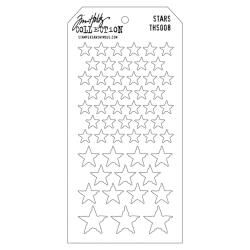 Tim Holtz Layered Stencil 4.125 X8.5  Stars