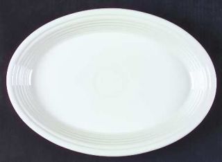 Homer Laughlin  Fiesta White (Newer) 13 Oval Serving Platter, Fine China Dinner