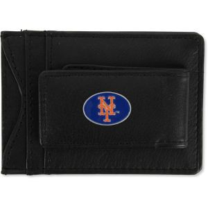 New York Mets Leather Magnetic Money Clip