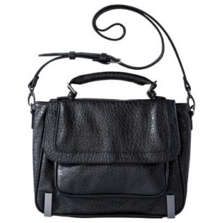 Mossimo Messenger Handbag with Removable Crossbody Strap   Black