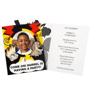 Johnny Test Personalized Invitations
