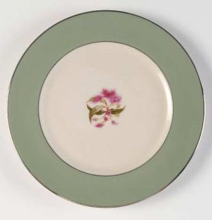 Flintridge Milan Sage Green (Rim) Bread & Butter Plate, Fine China Dinnerware  