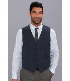 Perry Ellis Textured Solid Suit Vest Mens Vest (Navy)