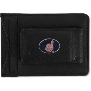 Cleveland Indians Leather Magnetic Money Clip