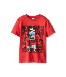 Little Marc Jacobs Supermarc Printed S/S Jersey Tee Boys T Shirt (Red)