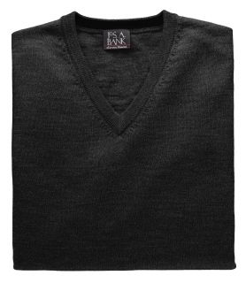 Signature Merino Wool V Neck Sweater JoS. A. Bank
