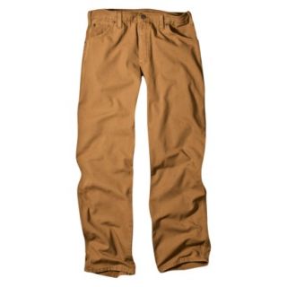 Dickies Mens Relaxed Fit Duck Jean   Brown Duck 48x30