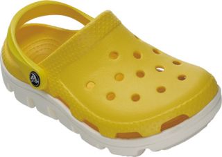 Infants/Toddlers Crocs Duet Sport Clog   Yellow/Oyster Vegetarian Shoes