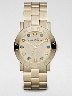 Marc by Marc Jacobs Goldtone Stainless Steel & Crystal Watch/Gold Dial   Gold