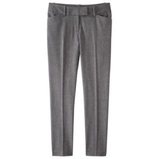 Mossimo Womens Tab Waist Ankle Pant (Modern Fit)   Heather Gray 14