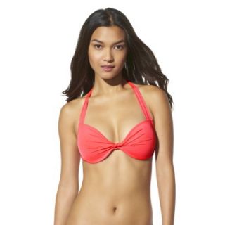 Mossimo Womens Mix and Match Push Up Swim Top  Smacking Coral XS