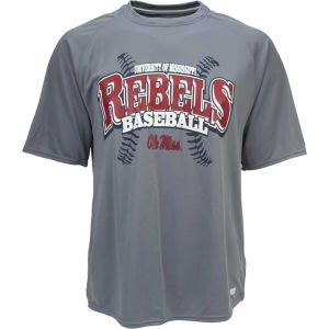 Mississippi Rebels NCAA Dri Power Baseball Seam T Shirt
